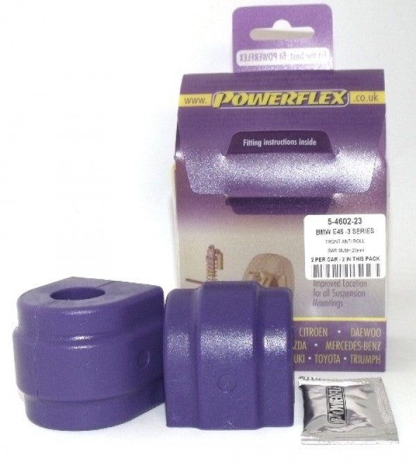 Delantero Barra Estabilizadora Silentblock 23Mm Powerflex PFF5-4602-23 VRM Motorsports