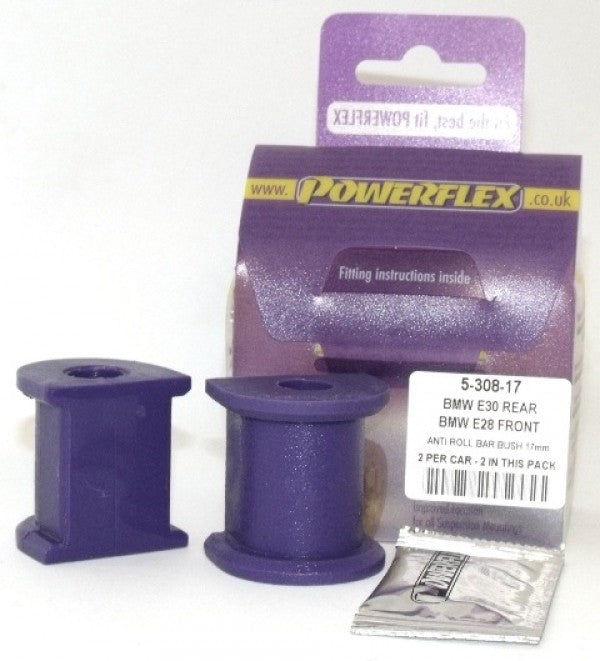 Trasero Barra Estabilizadora Montaje Silentblock 17Mm Powerflex PFR5-308-17 VRM Motorsports