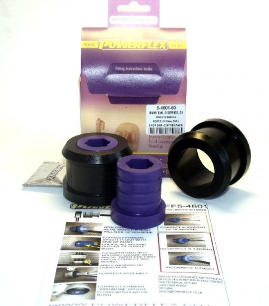 Delantero Triangulo Trasero Silentblock Powerflex PFF5-4601-60 VRM Motorsports