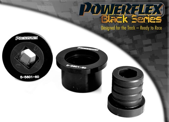 Delantero Triangulo Trasero Silentblock, Aluminium Exterior Powerflex PFF5-5601-60BLK VRM Motorsports