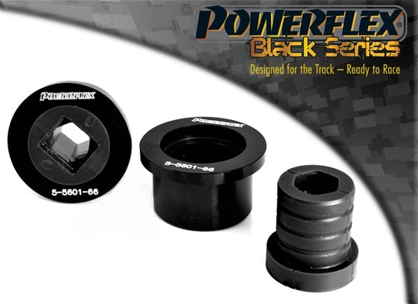 Delantero Triangulo Trasero Silentblock, Aluminium Exterior Powerflex PFF5-5601BLK VRM Motorsports