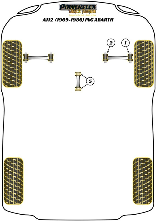 Motor Stabilizer Silentblock Powerflex PFF4-205 VRM Motorsports imagen 3