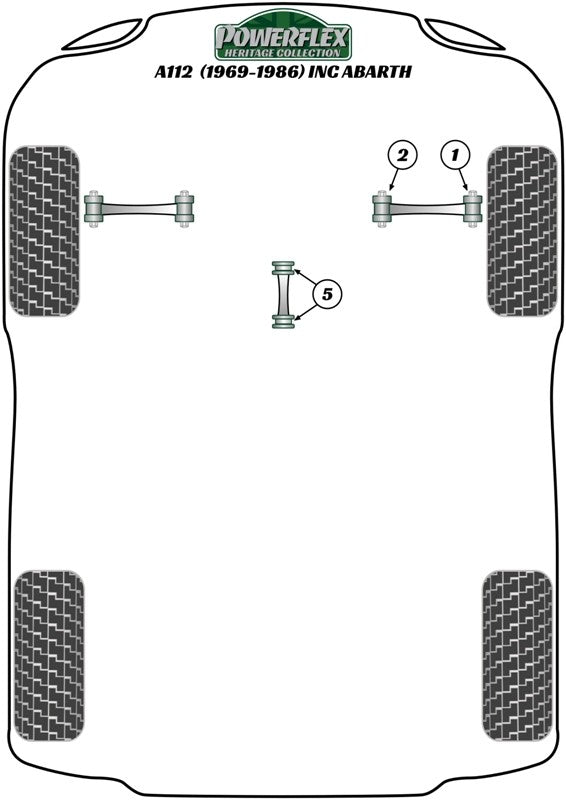 Motor Stabilizer Silentblock Powerflex PFF4-205 VRM Motorsports imagen 4
