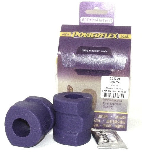 Delantero Barra Estabilizadora Montaje Silentblock 24Mm Powerflex PFF5-310-24 VRM Motorsports imagen 5