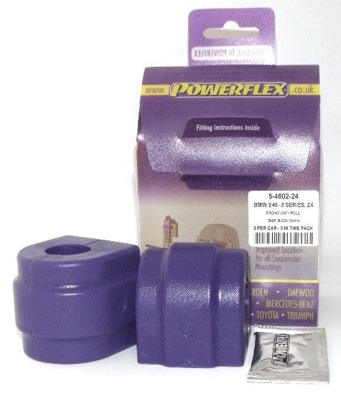 Delantero Barra Estabilizadora Silentblock 24Mm Powerflex PFF5-4602-24 VRM Motorsports imagen 5