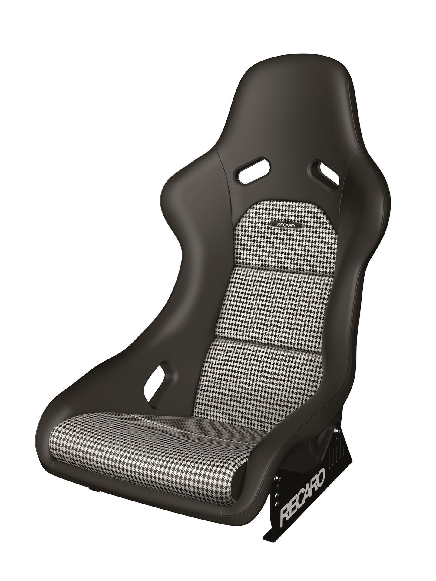 Asiento RECARO Pole Position Classic Line Piel Negro / Pepita - imagen 1 VRM Motorsports