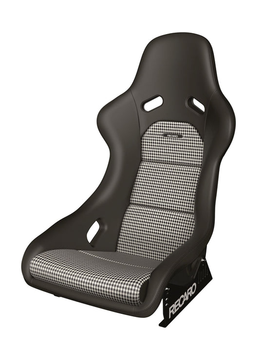 Asiento RECARO Pole Position Classic Line Piel Negro / Pepita - imagen 1 VRM Motorsports