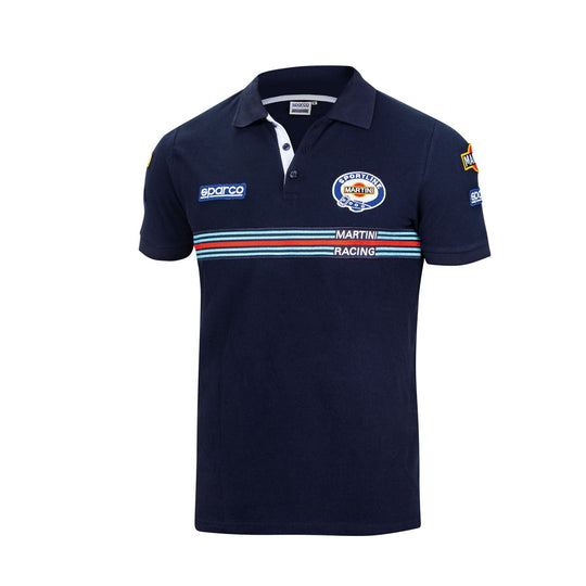 SPARCO POLO REPLICA MARTINI-R TALLA S AZUL MARINO