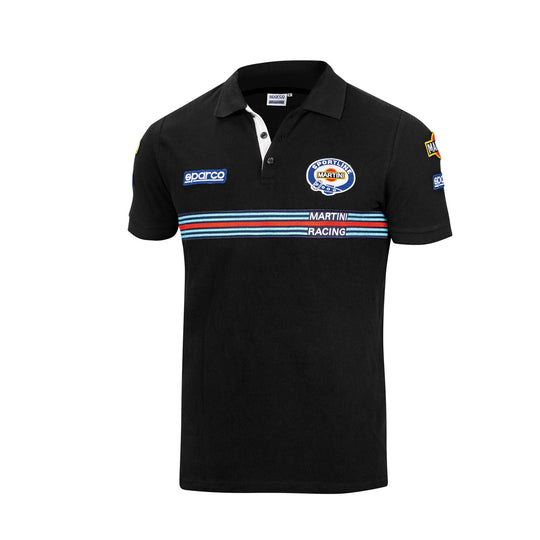 SPARCO POLO REPLICA MARTINI-R TALLA L NEGRO