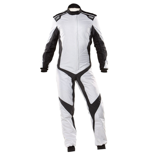 TRAJE CARRERAS ONE EVO GRIS/NEGRO TALLA 46 FIA 8856-2018 OMP RACING | VRM Motorsports