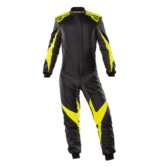 OMP TRAJE CARRERAS ONE EVO NEGRO/AMARILLO TALLA 56 FIA 8856-2018 - OMP original VRM Motorsports imagen 1