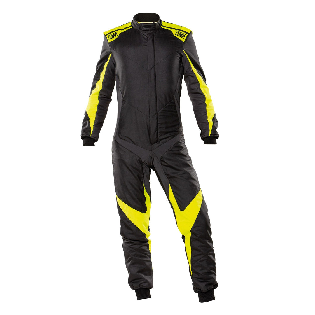 OMP TRAJE CARRERAS ONE EVO NEGRO/AMARILLO TALLA 58 FIA 8856-2018 - OMP original VRM Motorsports imagen 1