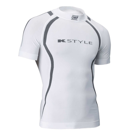 CAMISETA VERANO  MANGA CORTA KS BLANCA TALLA 8-10 PARA NIÑOS OMP RACING | VRM Motorsports