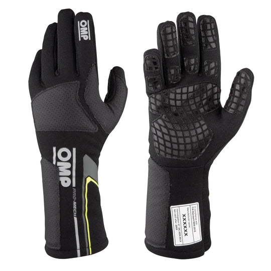 OMP GUANTES PRO MECH EVO NEGRO TG. S FIA 8856-2018 - OMP original VRM Motorsports imagen 1