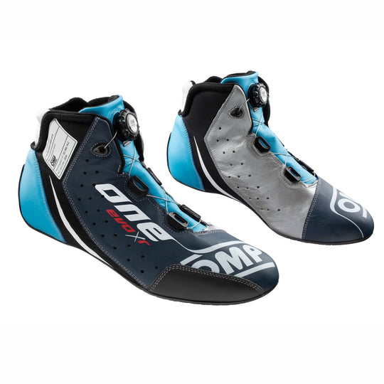 OMP ZAPATILLAS ONE EVO X R AZUL/GRIS/CIAN TALLA 39 FIA 8856-2018 - OMP original VRM Motorsports imagen 1
