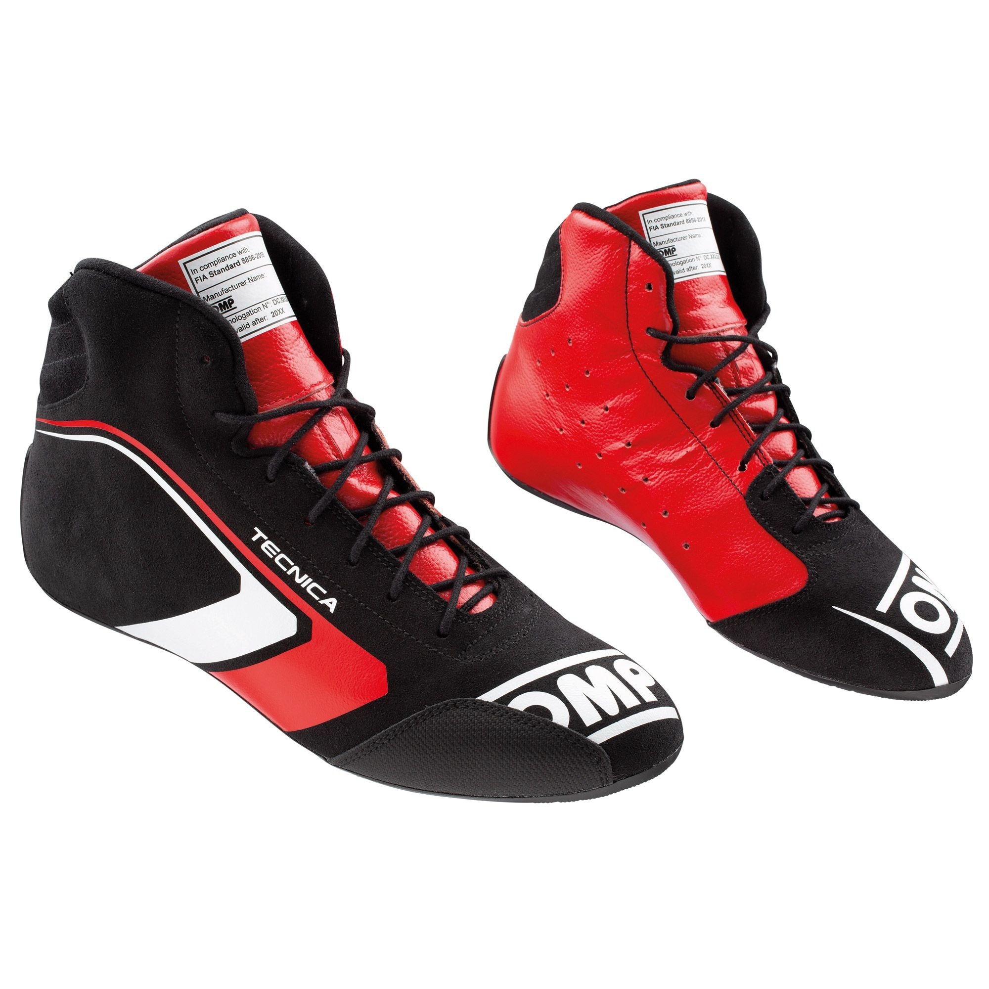 OMP ZAPATILLAS ONE EVO TECNICA NEGRO/ROJO TALLA 39 FIA 8856-2018 - OMP original VRM Motorsports imagen 1