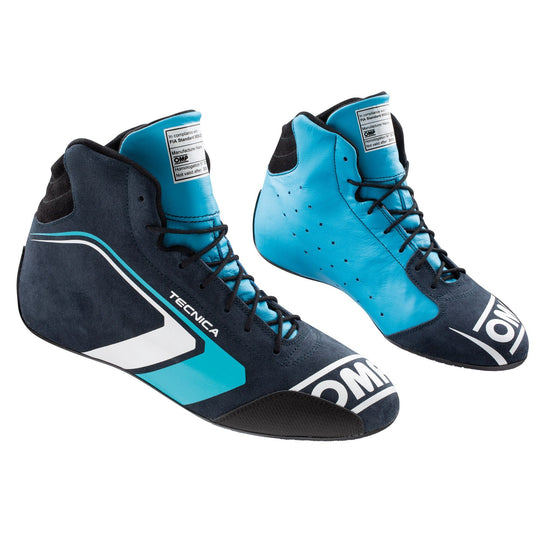 OMP ZAPATILLAS ONE EVO TECNICA AZUL/CIAN TALLA 48 FIA 8856-2018 - OMP original VRM Motorsports imagen 1