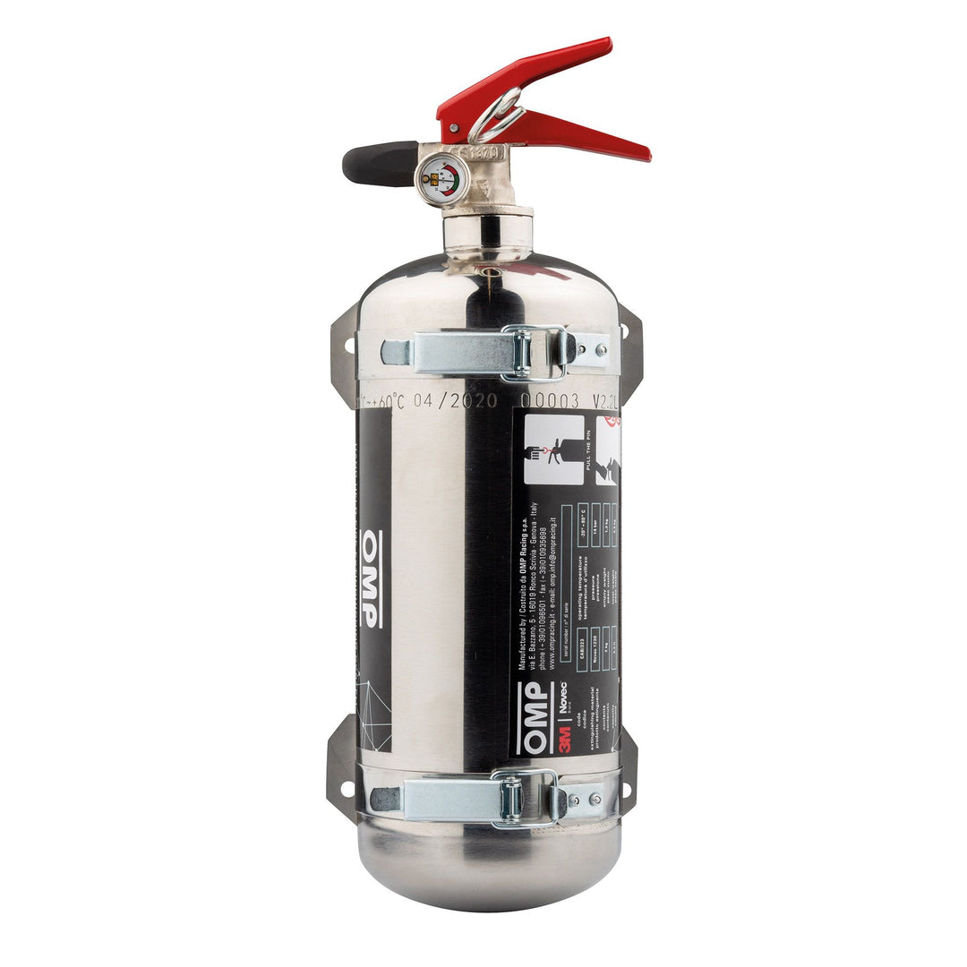 OMP EXTINTOR DE MANO NOVE 2KG BOTELLA INOX - OMP original VRM Motorsports imagen 1