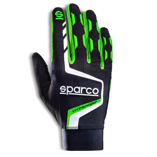 Sparco Guantes Hypergrip+ T 10 Negro/Verde - Sparco original VRM Motorsports imagen 1
