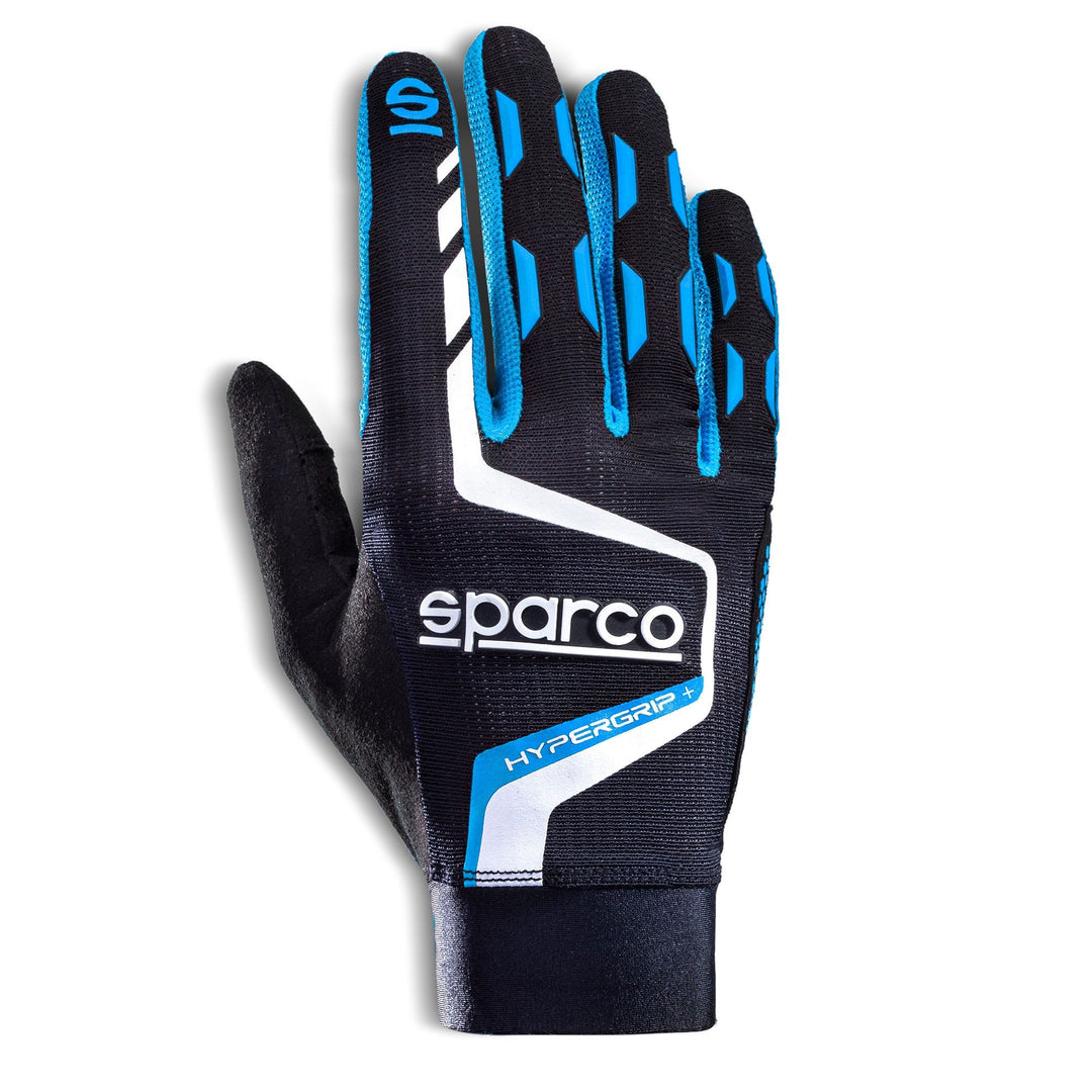 Sparco Guantes Hypergrip+ T 11 Negro/Azul - Sparco original VRM Motorsports imagen 1