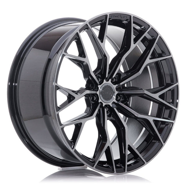 JAPAN RACING CVR1 23X11 ET BLANK BLANK CB 74.1 DOUBLE TINT BLACK WHEEL