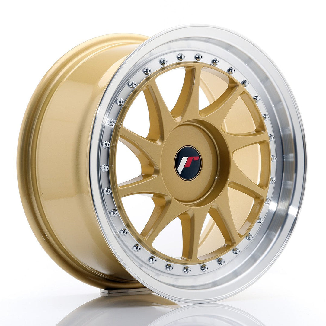 Japan Racing LLANTA JAPAN RACING JR26 17X8 ET 35 BLANK CB 74,1 GOLD