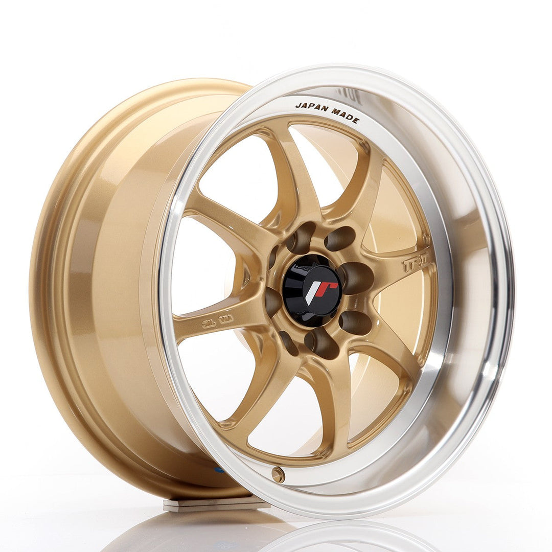 Japan Racing LLANTA JAPAN RACING TFII 15''X7,5 ET 30 4X100 4X114,3 CB 73,1 GOLD