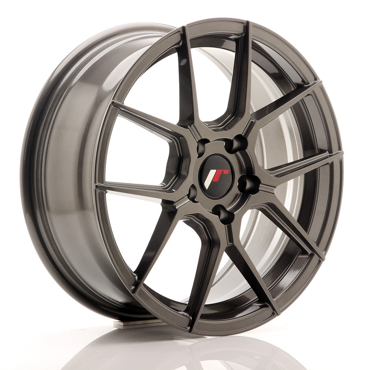 Japan Racing LLANTA JAPAN RACING JR30 17X7 ET 40 5X100 CB 67,1 GRIS PULIDO