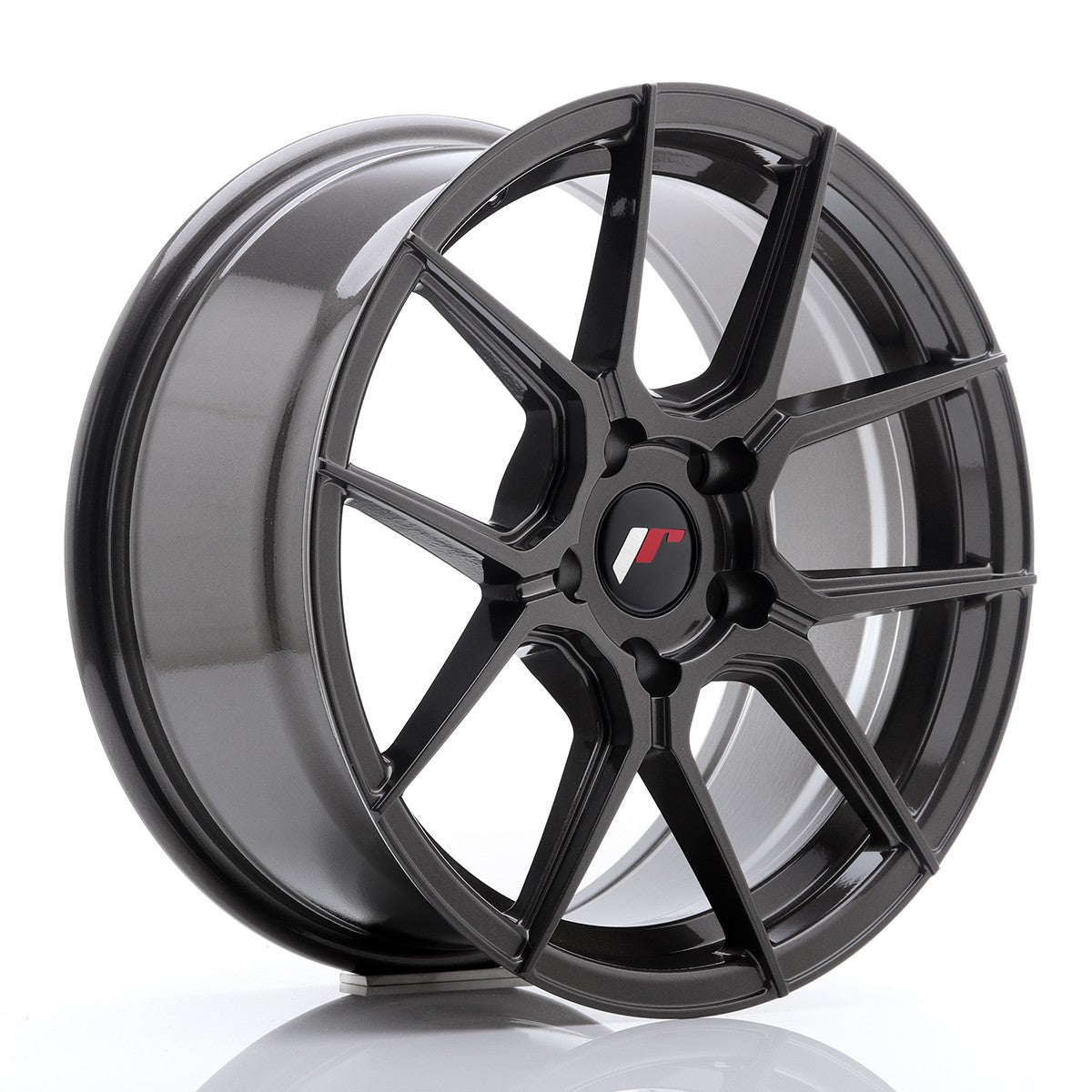 Japan Racing LLANTA JAPAN RACING JR30 17X8 ET 40 5X100 CB 67,1 GRIS PULIDO