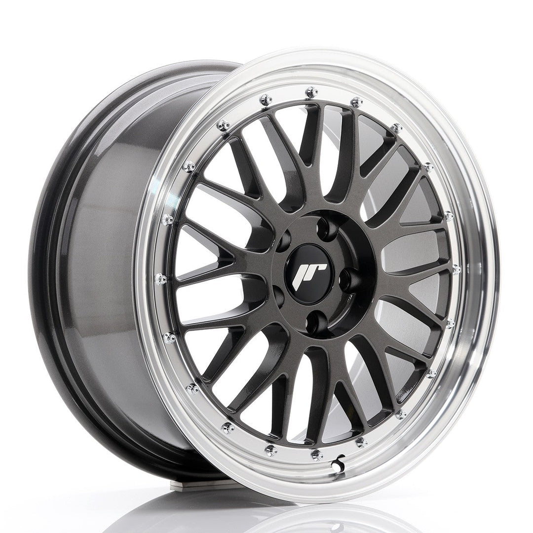 Japan Racing LLANTA JAPAN RACING JR23 18X8 ET 40 5X112 CB 66,6 GRIS PULIDO