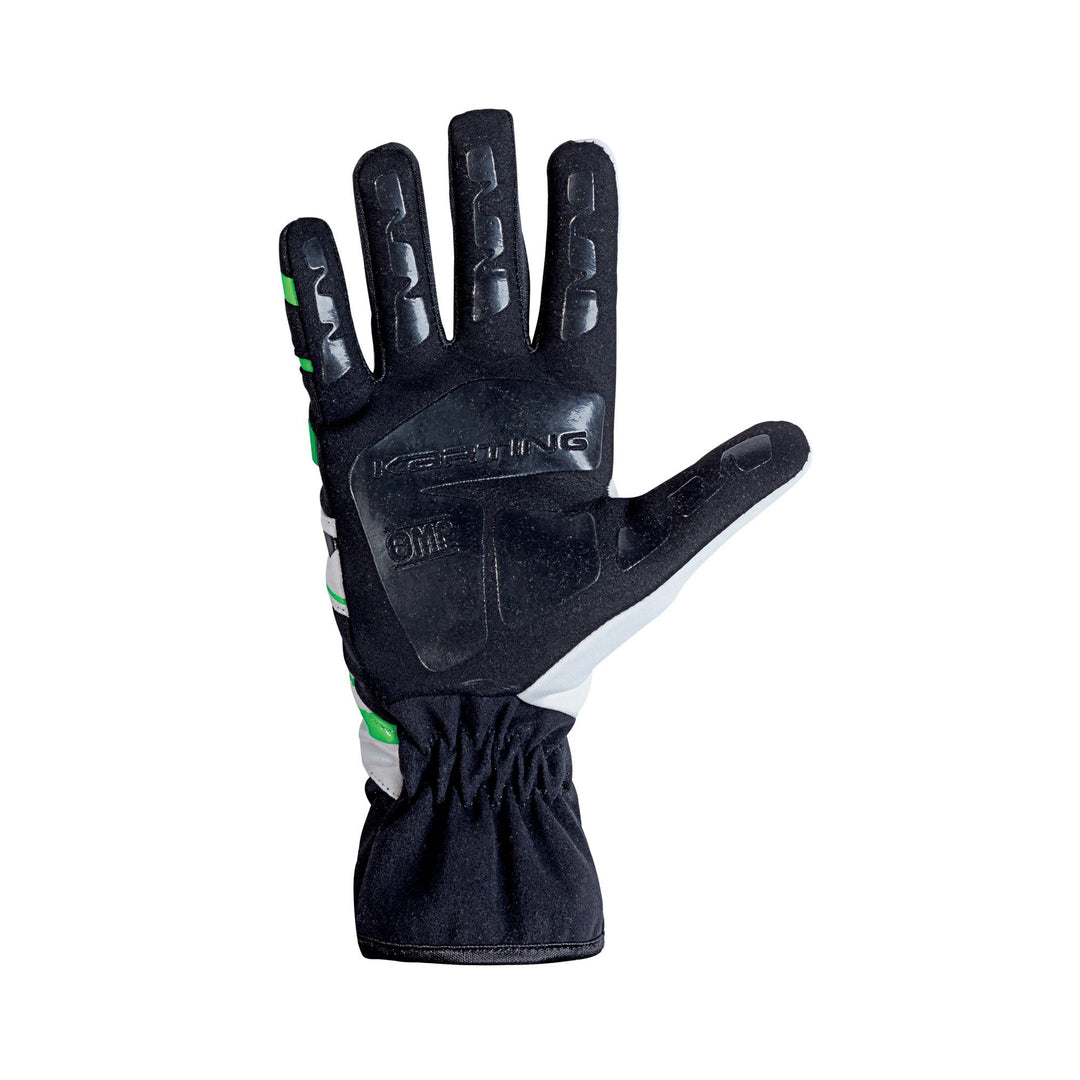 OMP KS-3 GUANTES MY2018 NEGRO/BLANCO/VERDE TALLA XXS - OMP original VRM Motorsports imagen 2