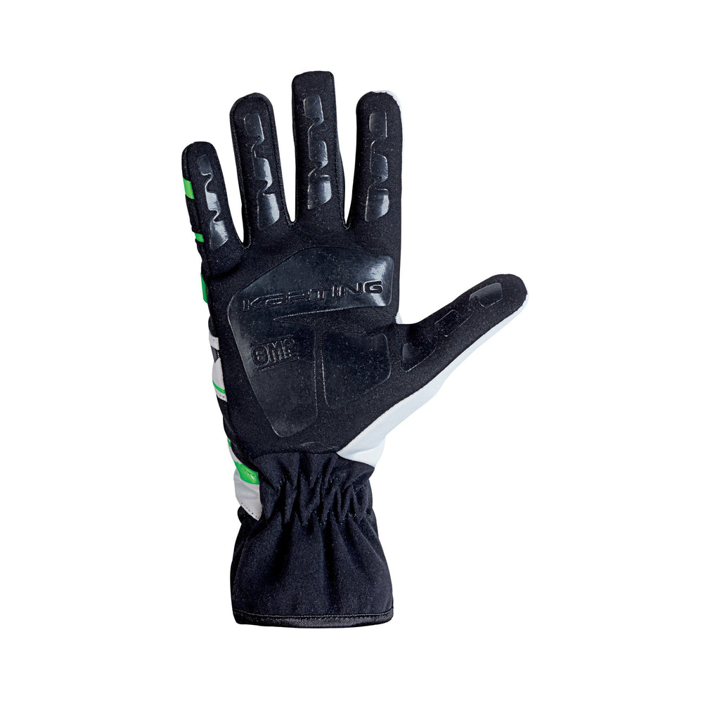 OMP KS-3 GUANTES MY2018 NEGRO/BLANCO/VERDE TALLA XXS - OMP original VRM Motorsports imagen 2