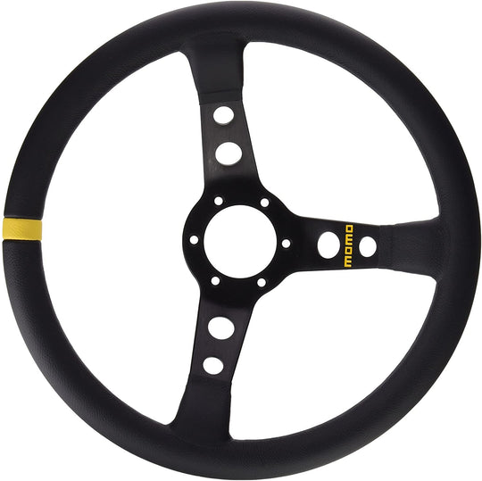 Sparco Volante Momo Mod.07 350 Cuero Negroh. - Sparco original VRM Motorsports imagen 1