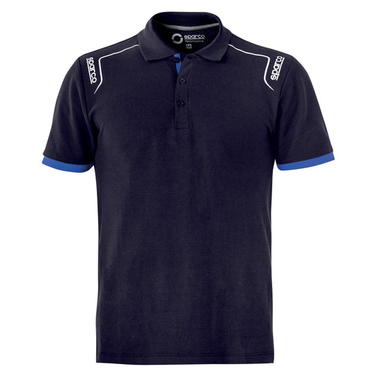 SPARCO POLO TECH STRETCH AZUL T L