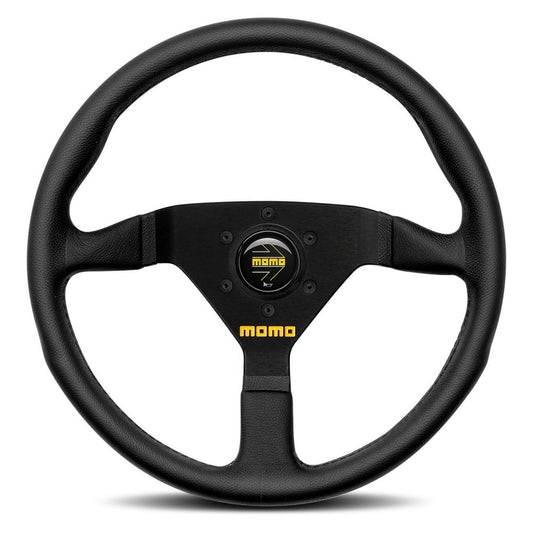 VOLANTE MOMO 320MM PIEL NEGRA MOD.78