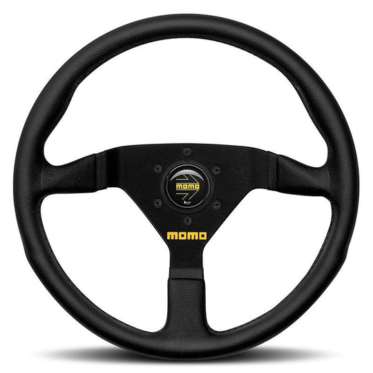 VOLANTE MOMO 350 MM PIEL NEGRA MOD.78 MOMO | VRM Motorsports