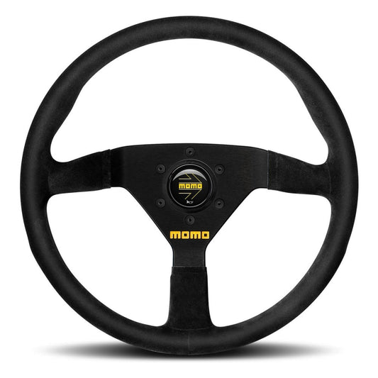 VOLANTE MOMO 350 MM ALCANTARA NEGRO MOD.78