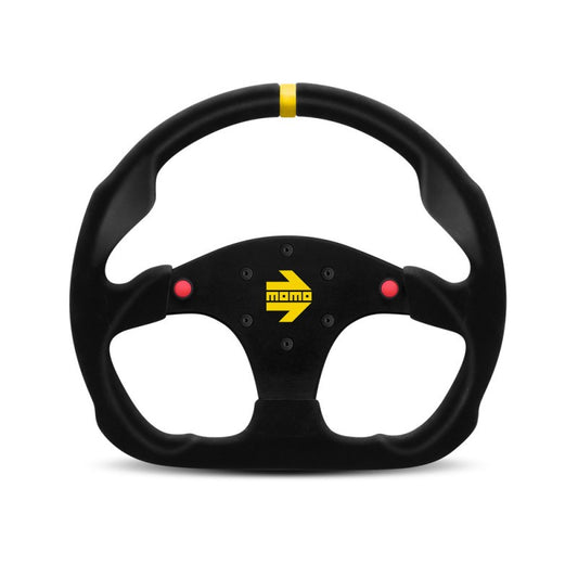 VOLANTE MOMO 320MM ALCANTARA NEGRO MOD.30
