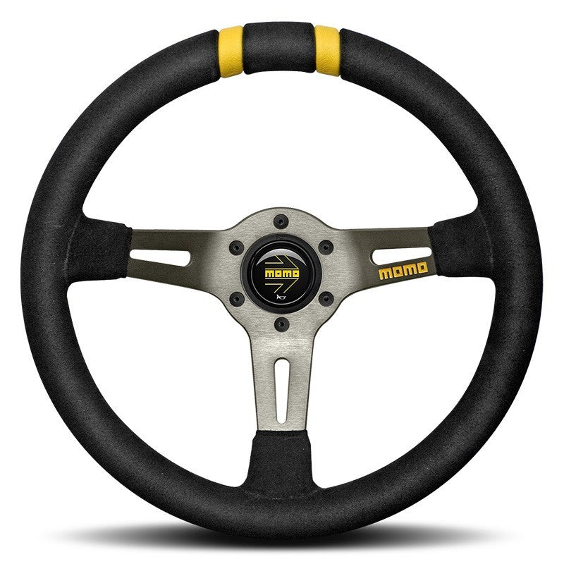 VOLANTE MOMO DRIFTING 330MM PIEL VUELTA MOMO | VRM Motorsports