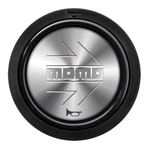 PACK 10 PULSADOR MOMO ARROW LOGO PLATA CROMADO 2CC F MOMO | VRM Motorsports