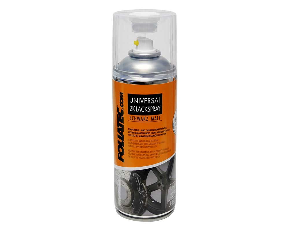 Foliatec Kit Pintura En Spray Para Llantas 2C Negro Mate - Imagen 4 Foliatec VRM Motorsports