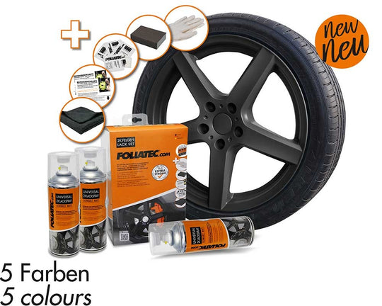 Foliatec Kit Pintura En Spray Para Llantas 2C Plateado Metálico Brillante - Imagen 5 Foliatec VRM Motorsports