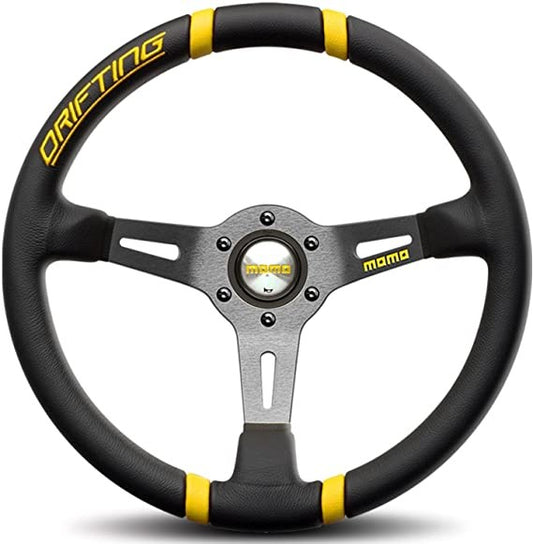 VOLANTE MOMO DRIFTING 350 MM PIEL
