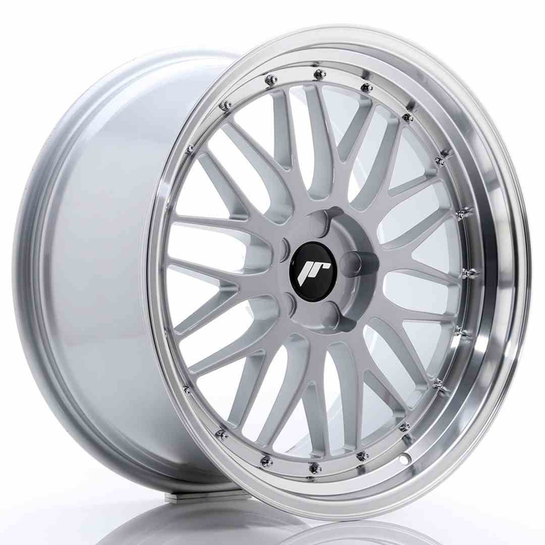 Japan Racing LLANTA JAPAN RACING JR23 20X10 ET20 5X120 HYPER SILVER W/MACHINED LIP