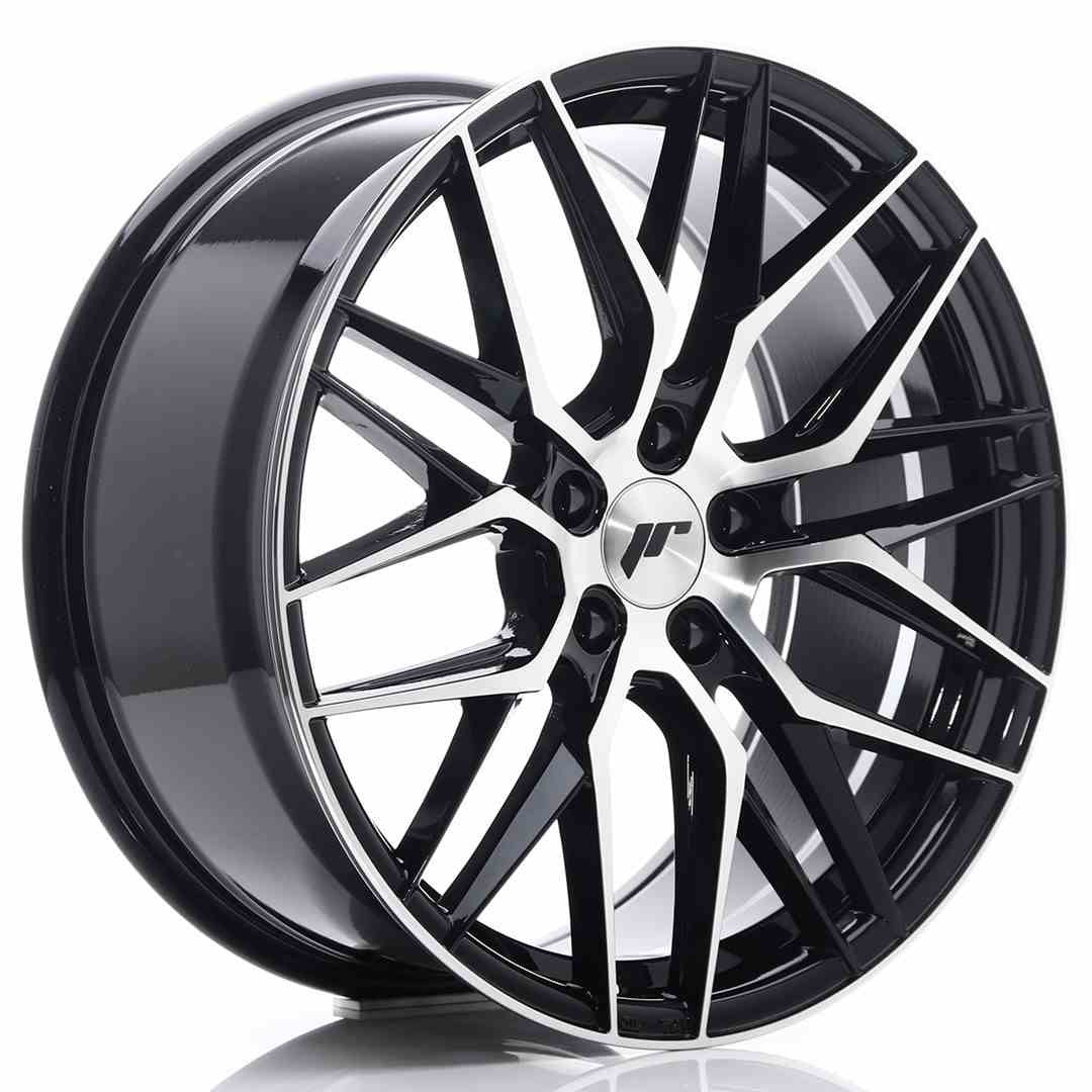 Japan Racing LLANTA JAPAN RACING JR28 19X8,5 ET35 5X120 NEGRO BRILLANTE MACHINED FACE