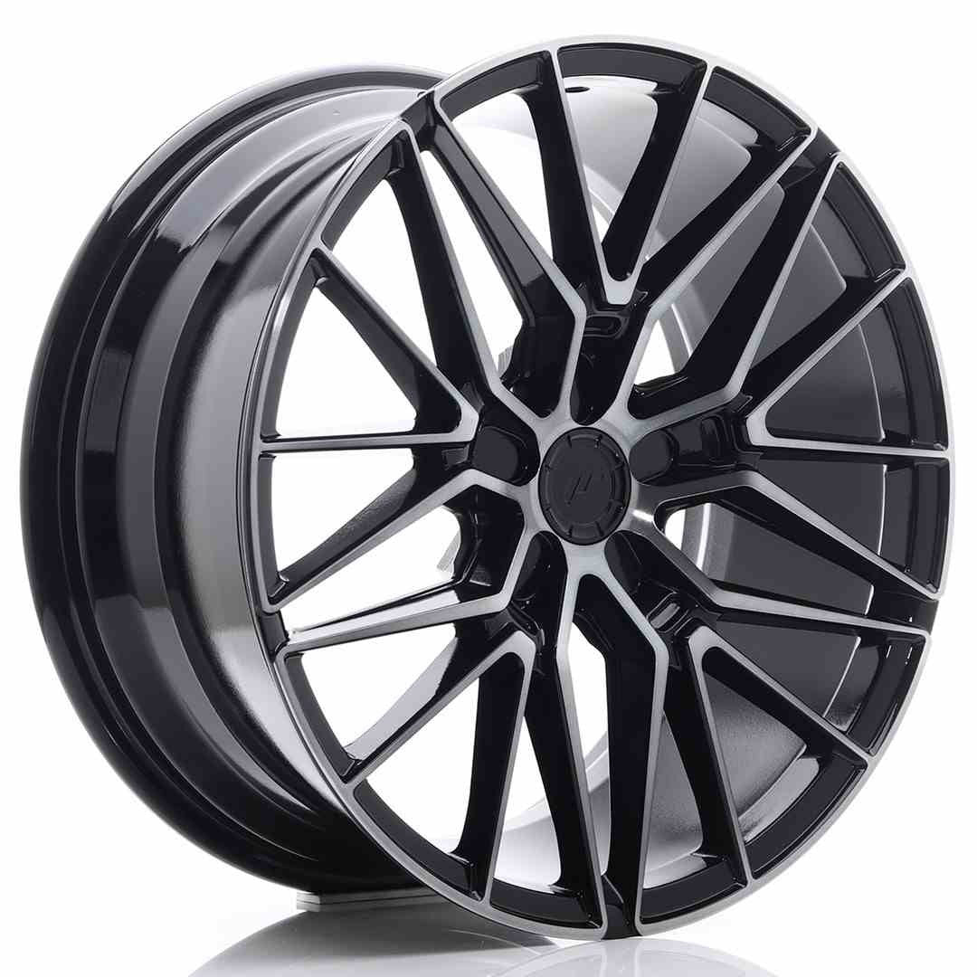 Japan Racing LLANTA JAPAN RACING JR38 19X8,5 ET35-45 5H BLANK BLACK BRUSHED W/TINTED FACE