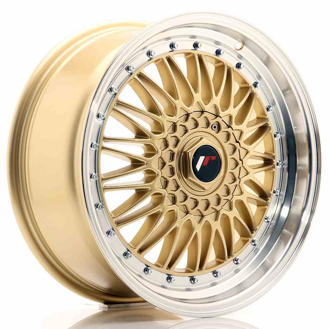 Japan Racing LLANTA JAPAN RACING JR9 18X8 ET40 5X112/120 GOLD W/MACHINED LIP