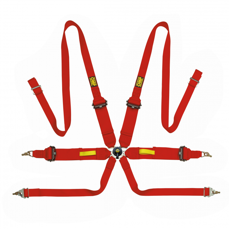ARNES SEGURIDAD TECNICA 3"+2" ROJO PULL UP FIA 8853-2016 OMP RACING | VRM Motorsports