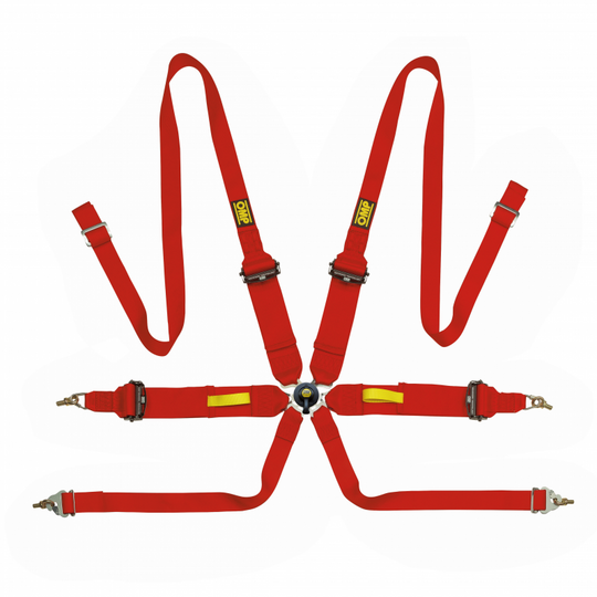ARNES SEGURIDAD TECNICA 3"+2" ROJO PULL UP FIA 8853-2016 OMP RACING | VRM Motorsports