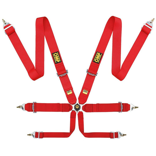 ARNES SEGURIDAD FIRST 3" ROJO PULL UP FIA 8853-2016 OMP RACING | VRM Motorsports
